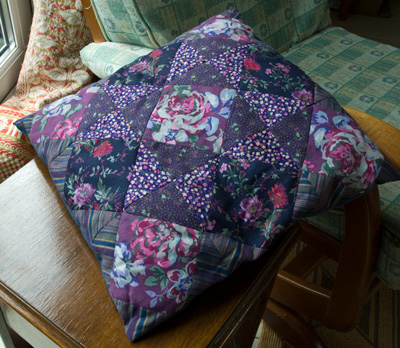 patchwork cushion